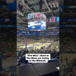 Mavs Fans Chant FIRE NICO during the Dallas Mavericks’ loss to the Wizards