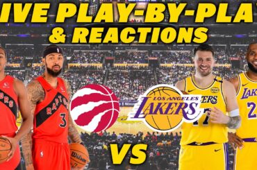 Toronto Raptors vs Los Angeles Lakers | Live Play-By-Play & Reactions