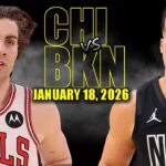 Chicago Bulls vs Brooklyn Nets Full Game Highlights - January 18, 2026 | NBA Season