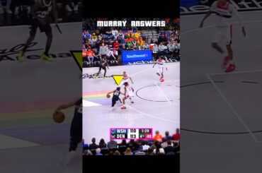 PART 2 - Murray Taking Over in Clutch in Jokic’s Absence 😮‍💨 Final Minutes Wizards Nuggets #nba