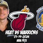 Miami Heat vs Golden State Warriors 1/19/26 NBA Free Picks & Prediction | NBA Betting Tips