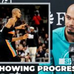 Victor Wembanyama on Debuting New Look and Progress on the Court