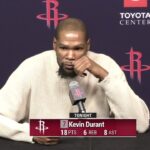 Press Conference by Kevin Durant vs Pelicans