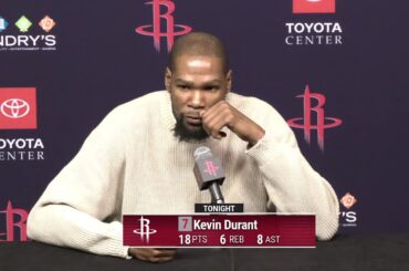 Press Conference by Kevin Durant vs Pelicans