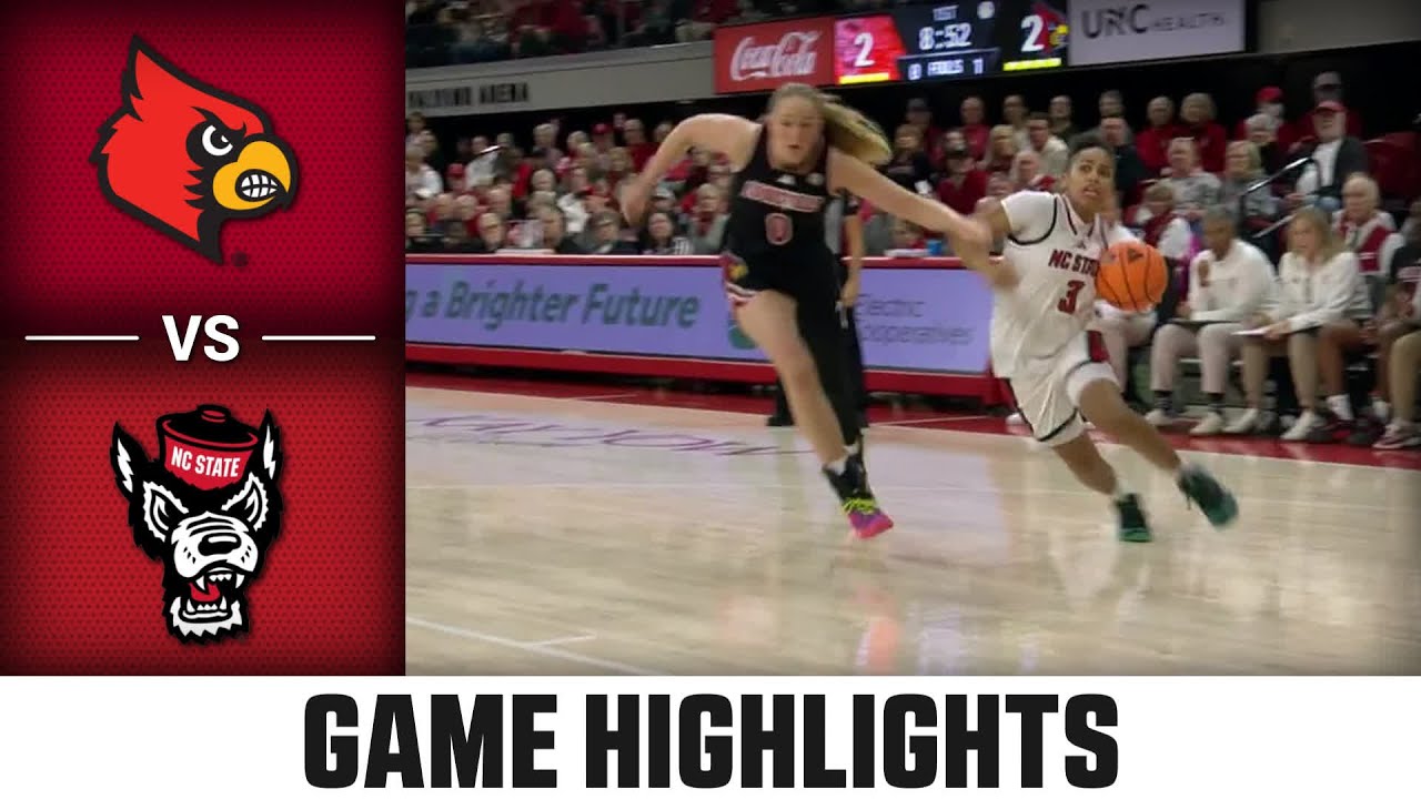 Louisville vs. NC State Highlights | 2025-26 ACC Women's Basketball