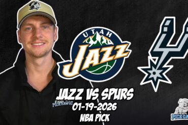 Utah Jazz vs San Antonio Spurs 1/19/26 NBA Free Picks & Prediction | NBA Betting Tips