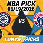 LA Clippers vs Washington Wizards Pick 1/19/26 NBA Pick Prediction