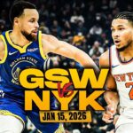 Golden State Warriors vs New York Knicks Full Game Highlights | Jan 15, 2026 | FreeDawkins