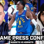 David Adelman & Jamal Murray on How Much They Miss Jokic & More After Blowout LOSS vs Hornets