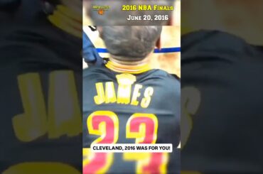 RARE FOOTAGE of LeBron James Winning 2016 NBA Championship!