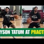 Jayson Tatum is MOVING GOOD Off The Dribble at Celtics Practice