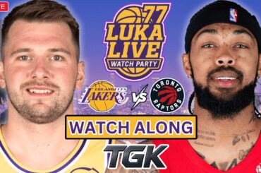 LUKA LIVE | LA Lakers vs Toronto Raptors LIVE Watch Along + Play by play