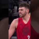 AND ONEEEE 🗣️🗣️🗣️ #donovanclingan #nba #trailblazers #basketballhighlights #basketball