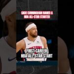 Cade Cunningham is an All-Star 𝙎𝙏𝘼𝙍𝙏𝙀𝙍 ⭐️