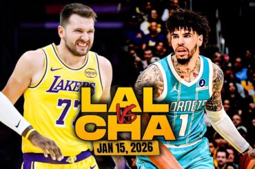 Los Angeles Lakers vs Charlotte Hornets Full Game Highlights | Jan 15, 2026 | FreeDawkins