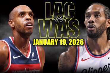 Los Angeles Clippers vs Washington Wizards Full Game Highlights – January 19, 2026 | NBA Season