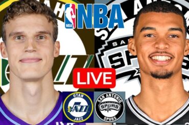 LIVE: UTAH JAZZ vs SAN ANTONIO SPURS | NBA | PLAY BY PLAY | SCOREBOARD