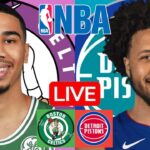 LIVE: BOSTON CELTICS vs DETROIT PISTONS | NBA | PLAY BY PLAY | SCOREBOARD
