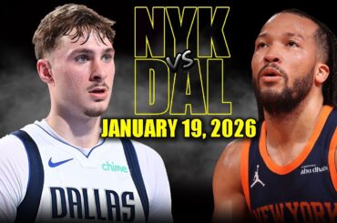 New York Knicks vs Dallas Mavericks Full Game Highlights – January 19, 2026 | NBA Season