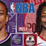 NBA LIVE: SACRAMENTO KINGS vs PORTLAND TRAIL BLAZERS (LIVESCORE)