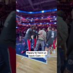 Happy to have ya back Cam 🫶 #nba #wholesome #camwhitmore #wizards