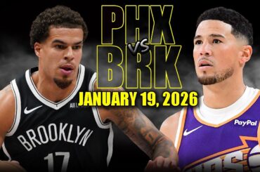 Phoenix Suns vs Brooklyn Nets Full Game Highlights – January 19, 2026 | NBA Season