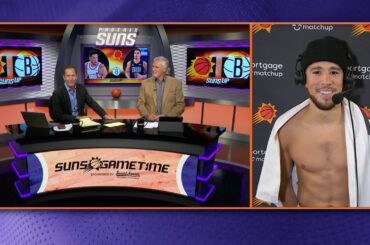 Devin Booker Postgame Interview with Tom Leander and Tom Chambers | Phoenix Suns 1-19-26