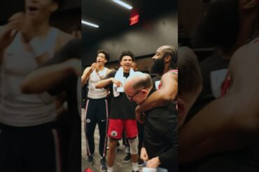 Harden leads Happy Birthday for JVG 😄
