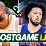 Garden Report: Celtics vs Pistons Postgame Show on CLNS - C's Fall Late vs Detroit