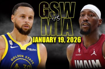Golden State Warriors vs Miami Heat Full Game Highlights – January 19, 2026 | NBA Season