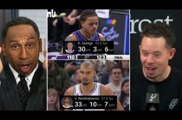 ESPN GOES CRAZY as Wemby scored 33 Pts to lead Spurs 123-110 Jazz - Mitch Johnson POSTGAME INTERVIEW