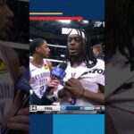 Whole team effort on both ends ⚡️ Catch up with Dort as he speaks with Nick Gallo after the win 🎙️