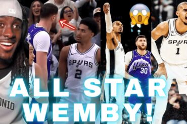 WEMBY ALL STAR READY!! Spurs Vs Jazz Highlights Reaction