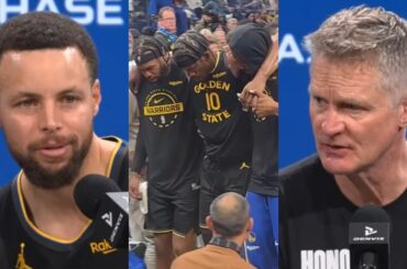 Steph Curry and Steve Kerr speak on Jimmy Butler knee injury vs Heat
