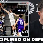 Mitch Johnson on Defense Being Disciplined vs. Utah Jazz