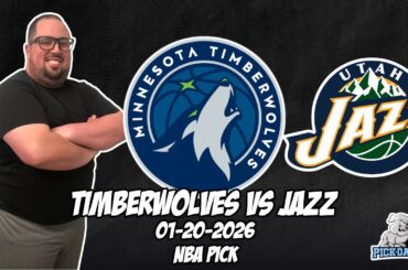 Minnesota Timberwolves vs Utah Jazz 1/20/26 NBA Free Picks & Prediction | NBA Betting Tips