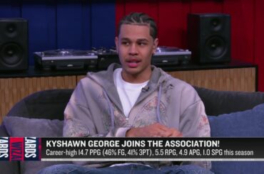 Kyshawn George Joins The Association On NBA TV!