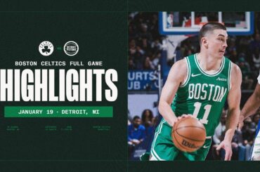 The Boston Celtics fall just short to The Detroit Pistons 103-104