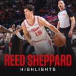 Reed Sheppard (11 points) Highlights vs. New Orleans Pelicans