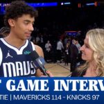 Max Christie Post Game Interview at New York Knicks | January 19, 2026