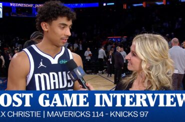 Max Christie Post Game Interview at New York Knicks | January 19, 2026