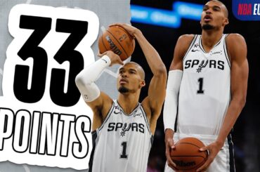 WEMBY 33PTS IN 26 MINS 🔥 Wembanyama Best Plays v Utah Jazz