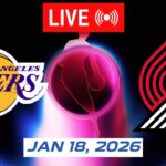 NBA LIVE! Los Angeles Lakers vs Portland Trail Blazers | January 18, 2026 NBA Regular Season LIVE