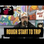 Miami Heat Start Road Trip w/ Dud Loss To Warriors | Bam Adebayo Puts Up Stinker | Jimmy Butler Hurt