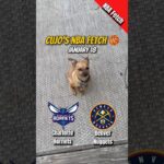 Cujo’s NBA Fetch | Charlotte Hornets vs Denver Nuggets 🏀 01-18-2026 #CujoCatches