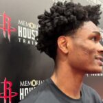 Houston Rockets Shootaround: Amen Thompson talks tonights matchup