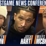 Jalen Brunson and Josh Hart on playing 'embarrassing basketball' after Knicks' loss to Mavs
