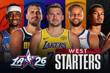 The 2026 Western Conference NBA All-Star Starters TOP Plays⭐️