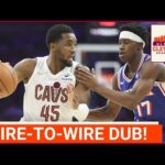 The Cavaliers look AWESOME in the win vs. 76ers, but lose Darius Garland & Sam Merrill to injuries