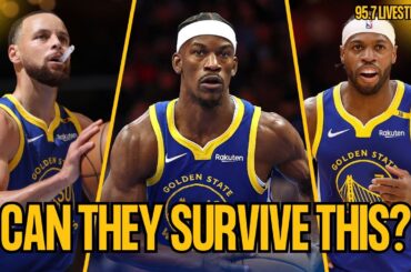 Jimmy Butler Tears ACL In Warriors Win Vs Heat | 95.7 The Game Live Stream